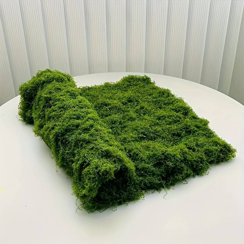 Preserved Moss Sheet - แผ่นมอสเทียมขนาด 20' x 20' สีเขียว สำหรับตกแต่งกระถางต้นไม้