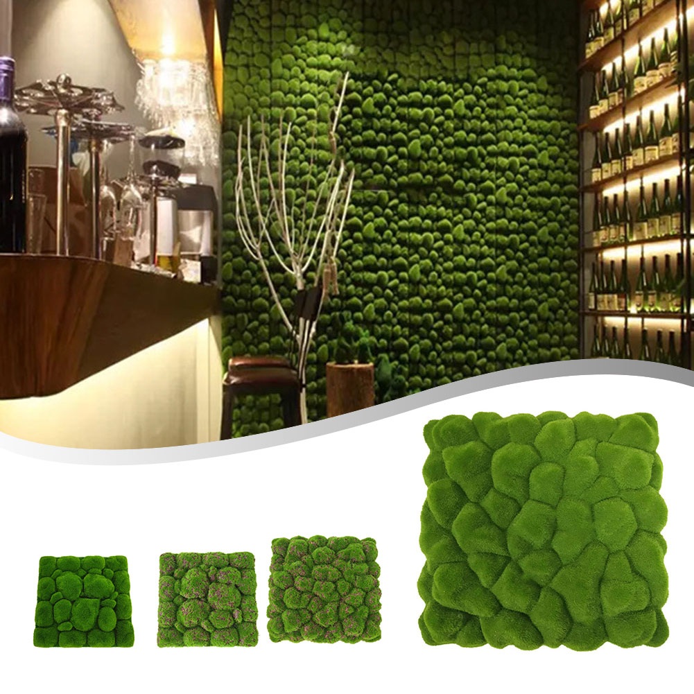 Preserved Moss Sheet - 1 PC 30/32 ซม.จําลอง MOSS โฟมบอร์ดจําลอง