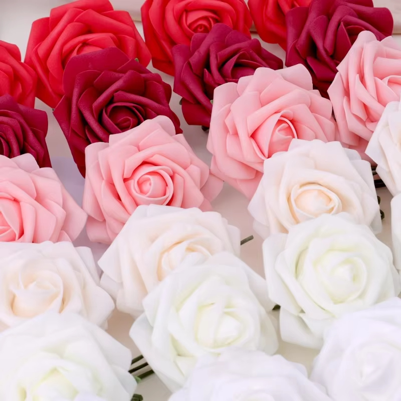 ดอกกุหลาบโฟมประดิษฐ์ 50/5 ชิ้น - Florist Supply Bulk บทวิจารณ์และราคา