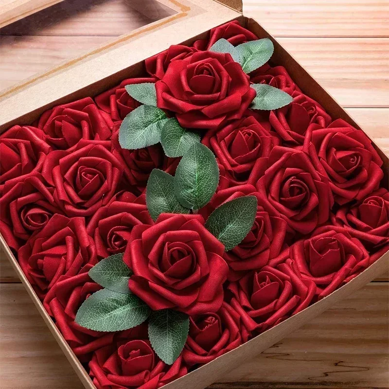 ดอกกุหลาบโฟมประดิษฐ์ 50/5 ชิ้น - Florist Supply Bulk บทวิจารณ์และราคา