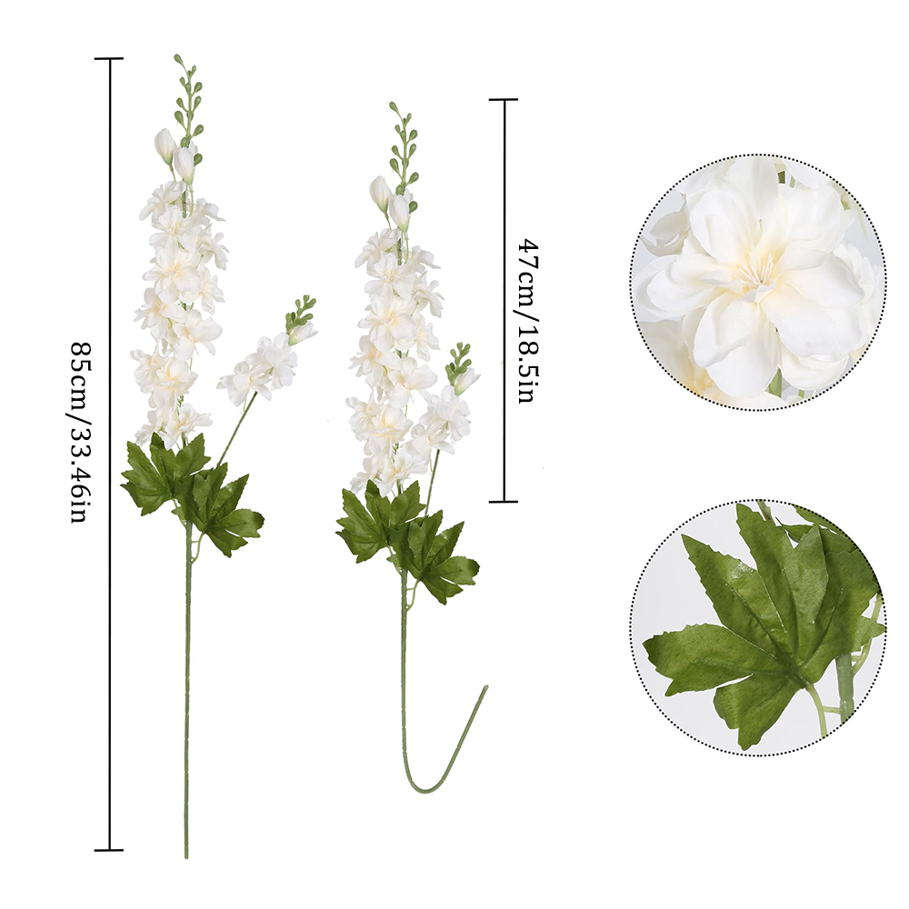 ดอกไม้ประดิษฐ์ 2 ชิ้น ก้านยาว  - Florist Supply Bulk บทวิจารณ์และราคา