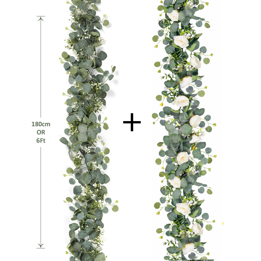 พวงดอกโบตั๋นประดิษฐ์ ใบยูคาลิป - Eucalyptus Preserved บทวิจารณ์และราคา