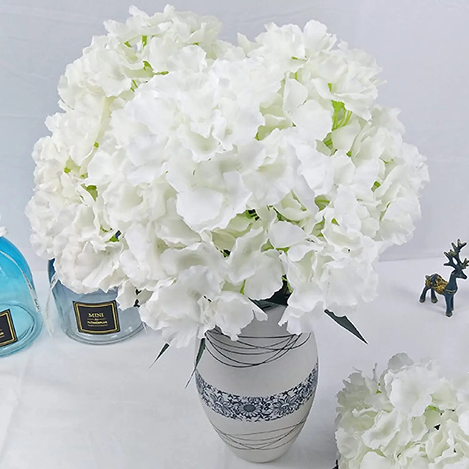 ดอกไฮเดรนเยียผ้าไหมขนาด 8 นิ้ว - Florist Supply Bulk บทวิจารณ์และราคา