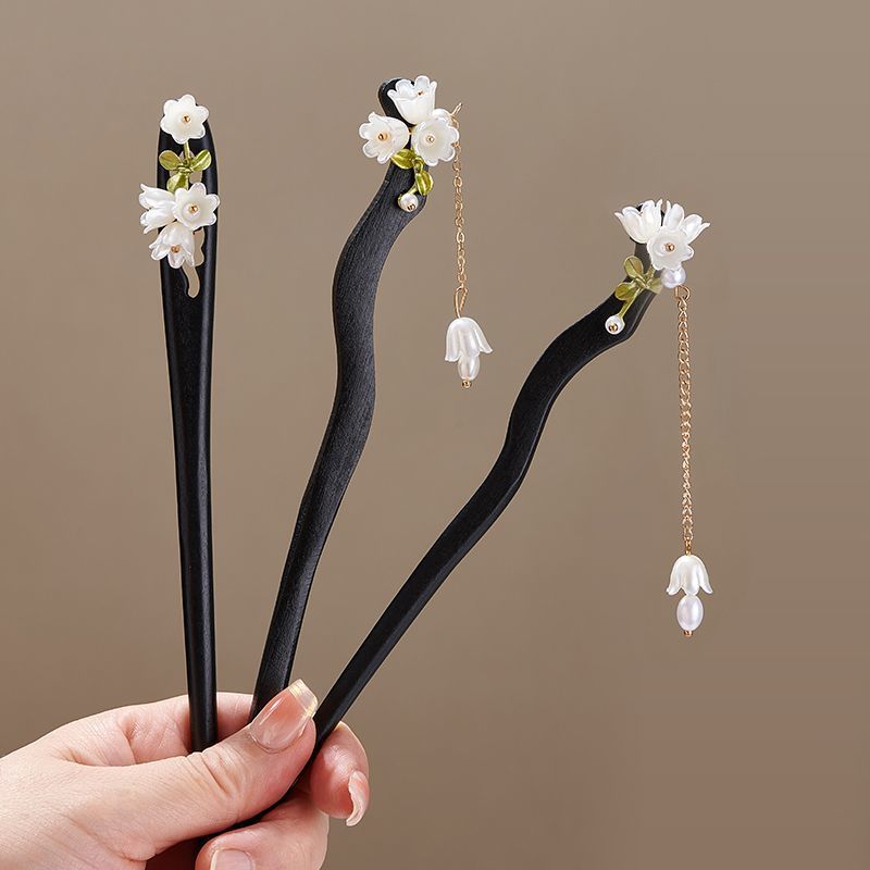 กิ๊บติดผมไม้รูปดอกไม้สไตล์วินเ - Supply Florist บทวิจารณ์และราคา