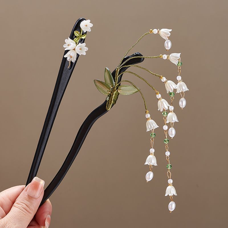 กิ๊บติดผมไม้รูปดอกไม้สไตล์วินเ - Supply Florist บทวิจารณ์และราคา