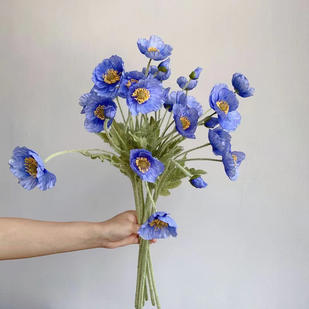 ดอกไม้ผ้าไหมงาดำปลอมแบบก้านยาว - Florist Supply Bulk บทวิจารณ์และราคา
