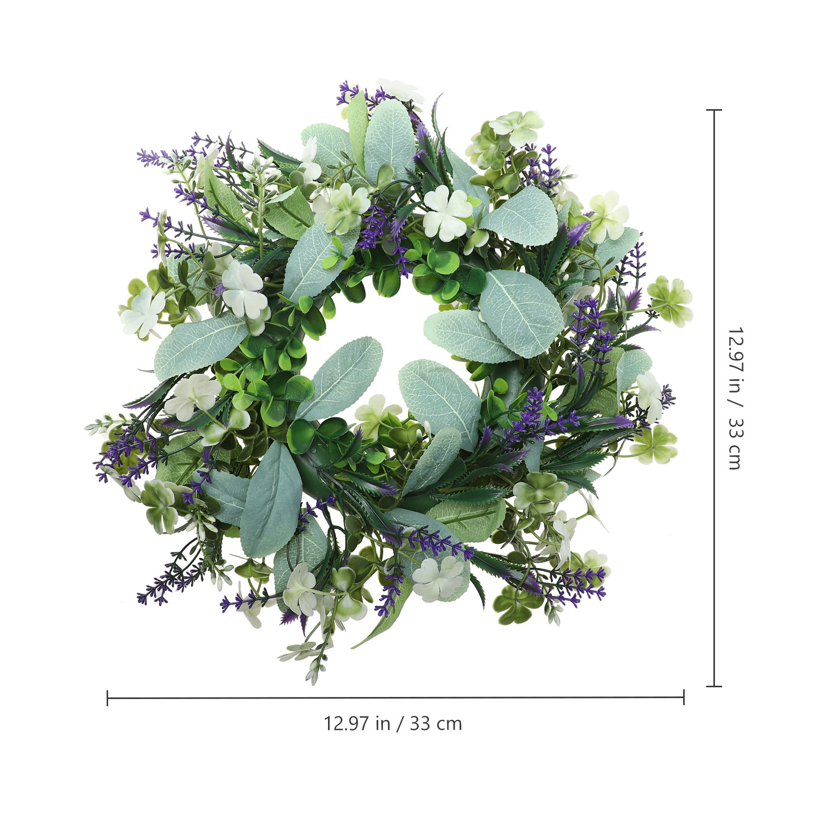 1 ชิ้น พวงหรีดยูคาลิปตัสจำลอง  - Eucalyptus Preserved บทวิจารณ์และราคา
