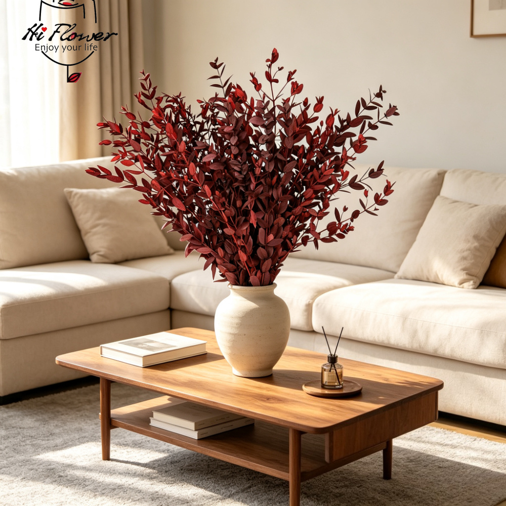 ดอกไม้แห้งธรรมชาติ ช่อดอกยูคาล - Florist Supply Vases บทวิจารณ์และราคา