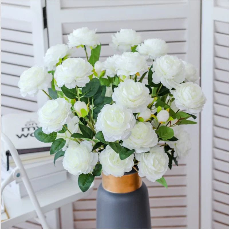 ช่อดอกกุหลาบปลอมก้านยาว 5/10 ช - Florist Supply Bulk บทวิจารณ์และราคา