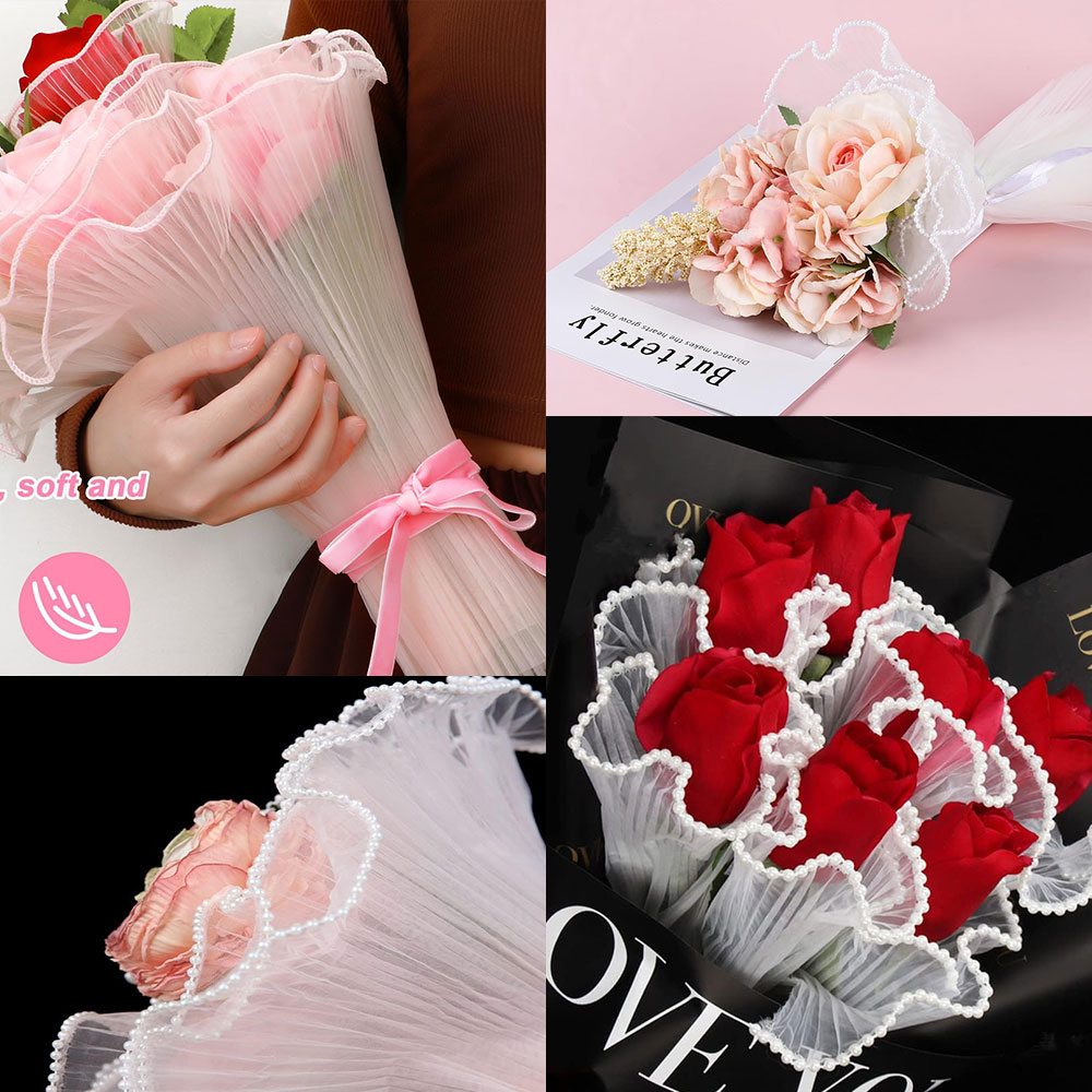 28cmX3.8Yds ห่อดอกไม้กระดาษ Pe - Florist Flower Supply บทวิจารณ์และราคา
