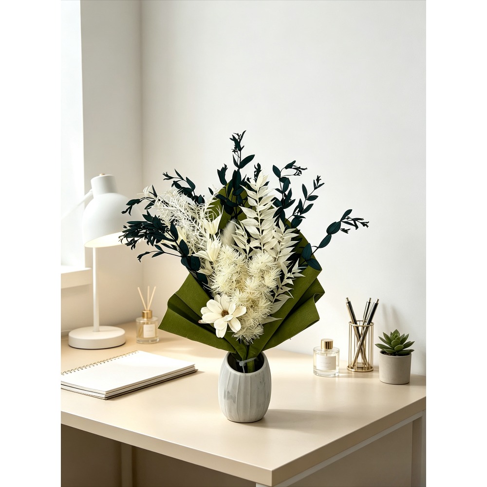 ช่อดอกไม้แห้งที่เก็บรักษาไว้,  - Eucalyptus Preserved บทวิจารณ์และราคา