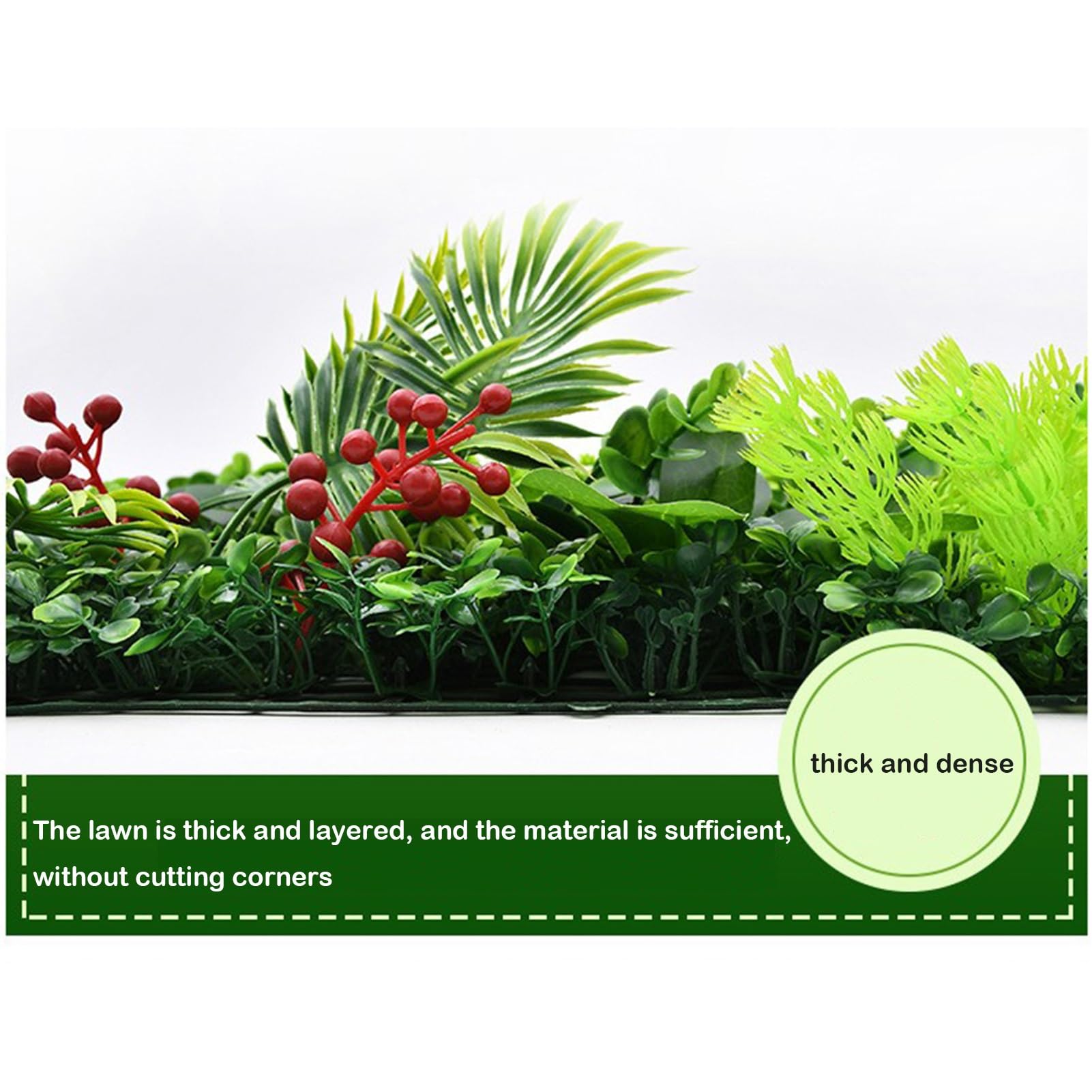 1 PC พืชสีเขียวประดิษฐ์ผนังแผง - Preserved Moss Sheet บทวิจารณ์และราคา